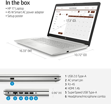 HP Pavilion 17.3″ FHD Laptop