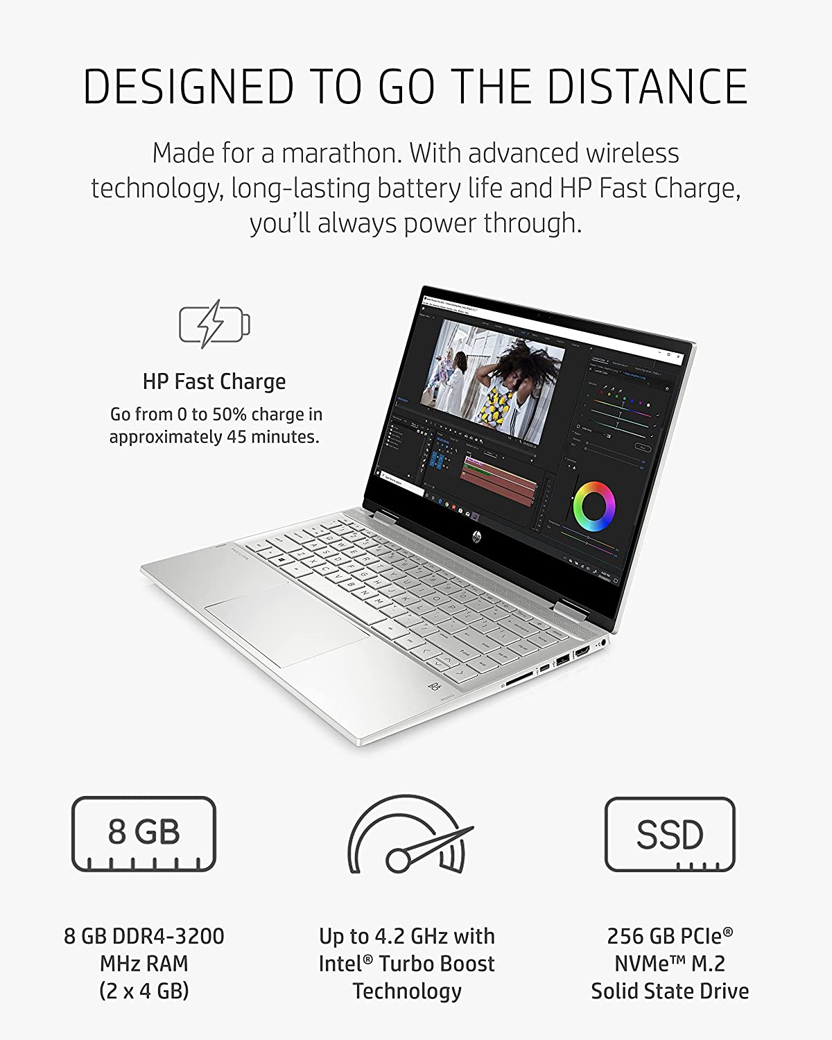 HP Pavilion x360 14” Touchscreen Laptop