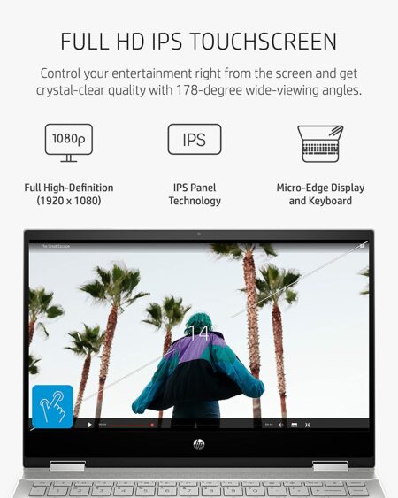 HP Pavilion x360 14” Touchscreen Laptop