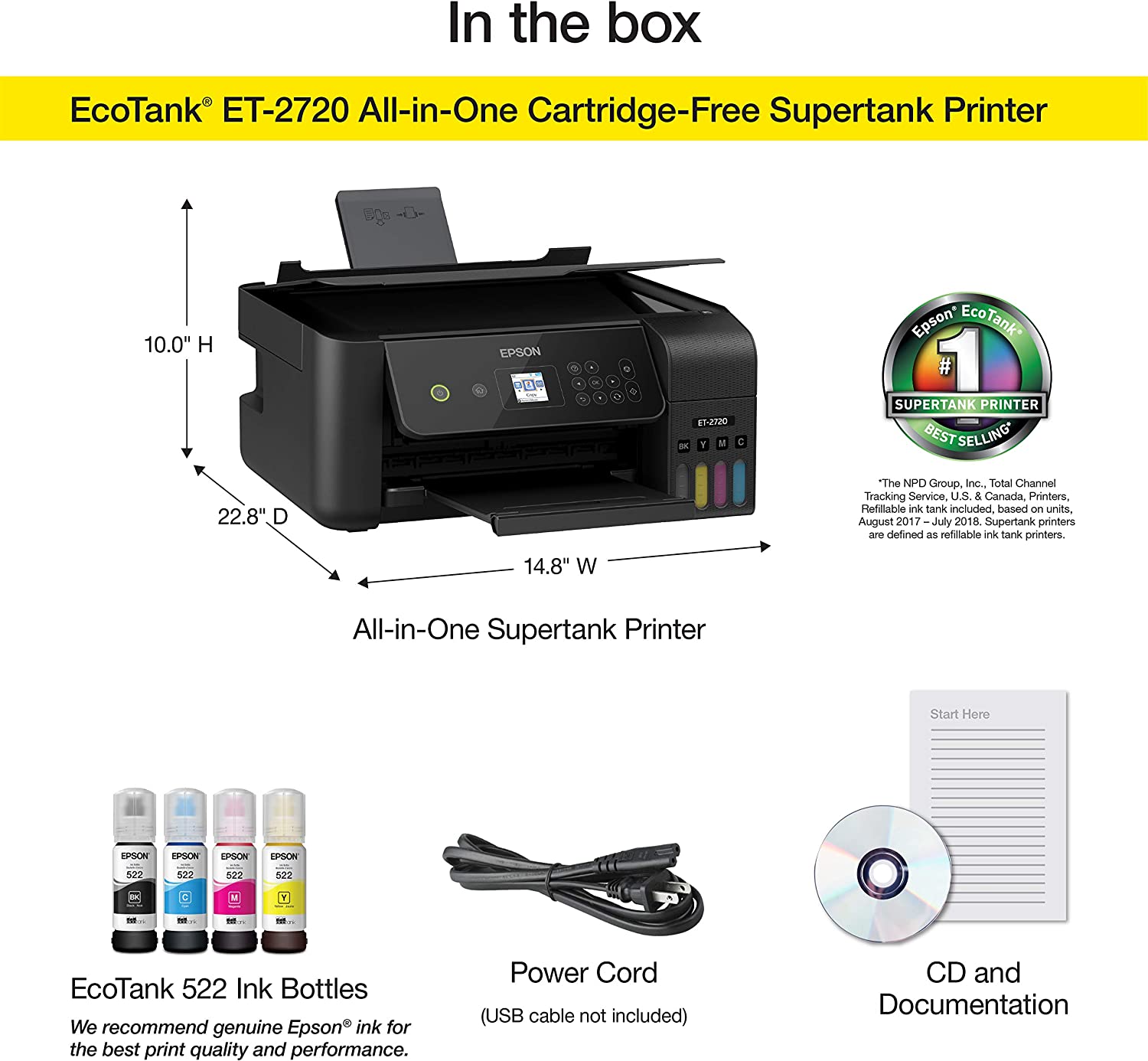Epson EcoTank ET-2720 Wireless